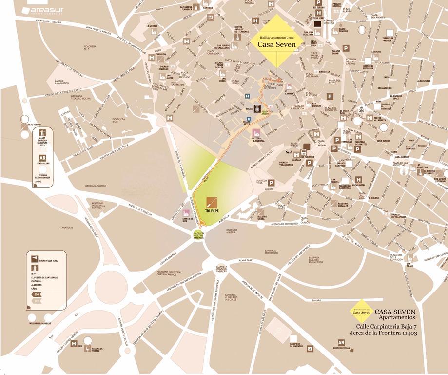 Apartament Casa Seven Jerez Jerez de la Frontera Zewnętrze zdjęcie